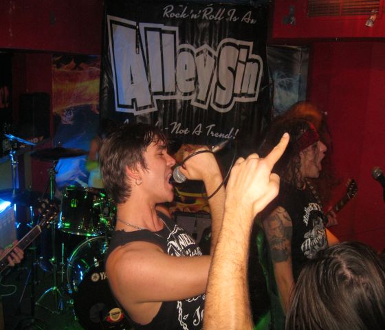 Alley Sin промо на Wildhert в бар Адамс, 2012